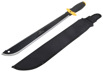 Landscaper&#39;s Select PR16-457TK Machete/Saw With Sheath, 18&quot;