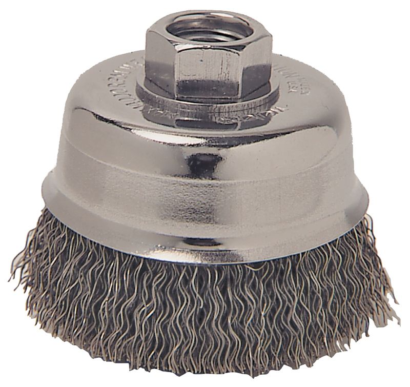 Weiler 36031 Coarse Crimped Cup Brush, 3&quot;