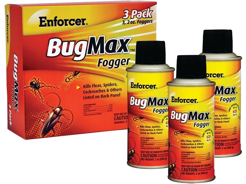 Enforcer BugMax EBMFOG2 Insect Fogger, 2000 cu-ft Coverage Area,  3Pk