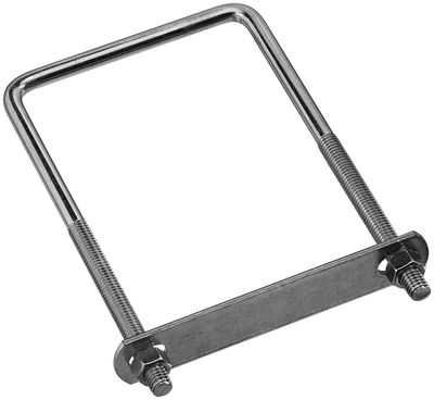 Ag U-Bolt, 3/8&quot;X3&quot;X4&quot; Square