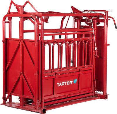 Tarter CattleMaster Squeeze Chute w/Auto Head Gate, Series 6