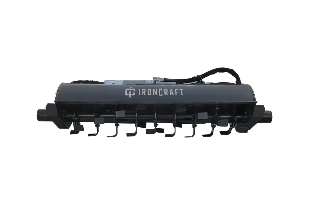 IronCraft x-Treme Skid Loader Rotary Tiller, 7Ft, 20-40GPM
