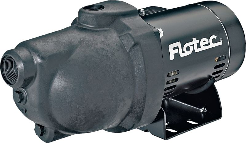 Flotec FP4012-10 Jet Pump, 1/2HP, 115/230V, 9.4A, 8GPM, 77PSI