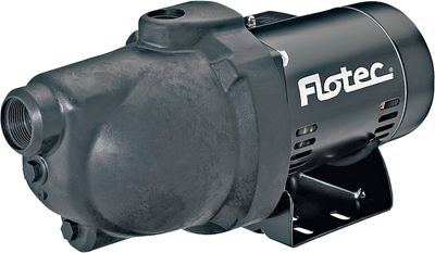 Flotec FP4012-10 Jet Pump, 1/2HP, 115/230V, 9.4A, 8GPM, 77PSI