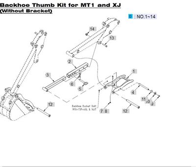 Thumb for LS Tractor Backhoe LB1104, LB1107