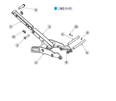 Thumb for LS Tractor Backhoe LB1300