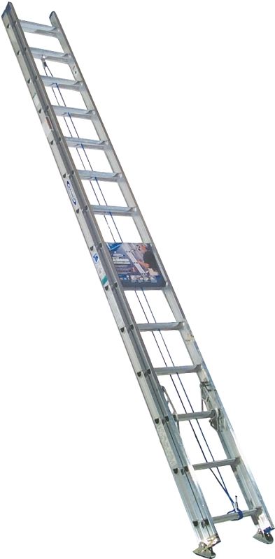 Werner D1328-2 Aluminum Extension Ladder, 28Ft Type1(250lb)