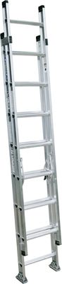 Werner D1516-2 Aluminum Extension Ladder, 16Ft Type1A(300lb)