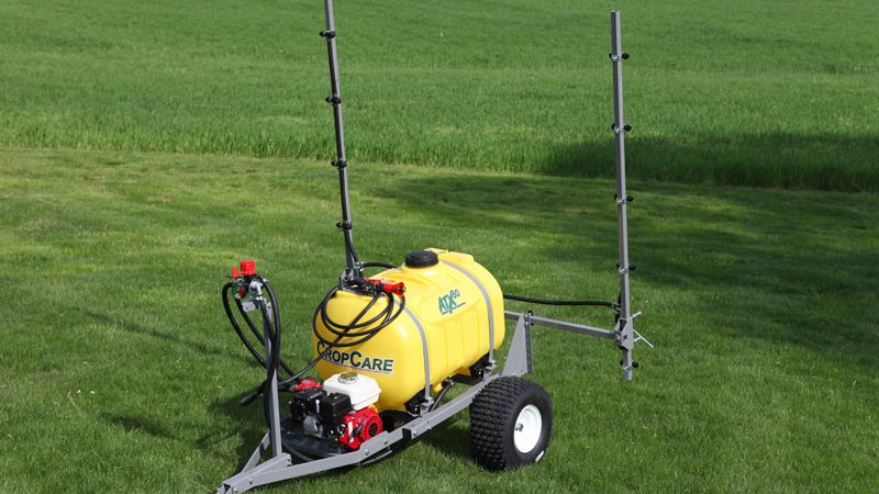 CropCare ATX 60-gallon Trailer Sprayer w/Honda 160cc Engine, 2 Diaphragm