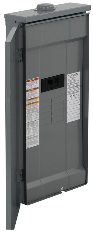 Square D HOM816M200PFTRB Exterior Main Breaker Load Center, 200A 8 Space/16 Circuit
