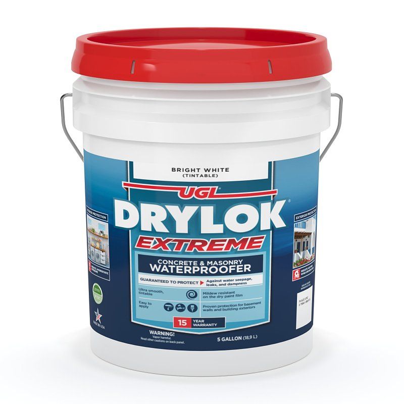 UGL Drylok Extreme 28615 White Masonry Waterproofer, 5-Gal.