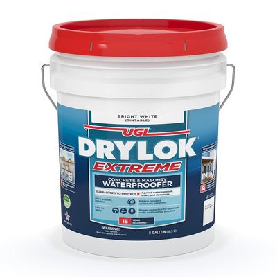 UGL Drylok Extreme 28615 White Masonry Waterproofer, 5-Gal.