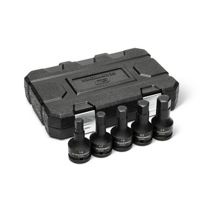 Gearwrench 3/4Dr Metric Hex Bit Impact Socket Set, 5Pc