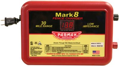 Parmak Mark 8/7 Fence Charger, 30Mi 110V, 1.1 to 4.9 J