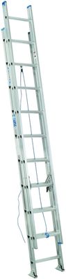 Werner D1320-2 Aluminum Extension Ladder, 20Ft Type1(250lb)