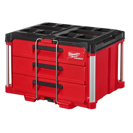 Milwaukee PackOut 3-Drawer Tool Box