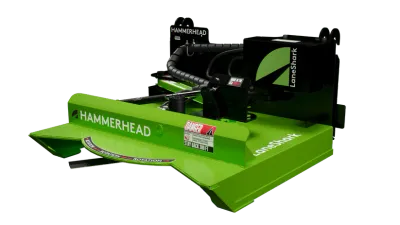 LaneShark Hammerhead Rotary Cutter w/8.5-15GPM Motor, 44&quot; Cutting Width, 2-3&quot; Capacity