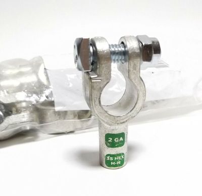 Negative Battery Terminal, 2Ga