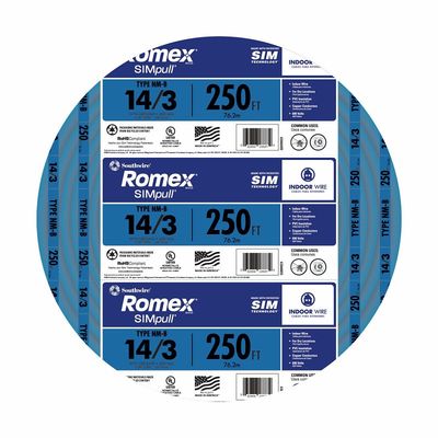 Southwire 14/3NM-WGX250 Building Wire