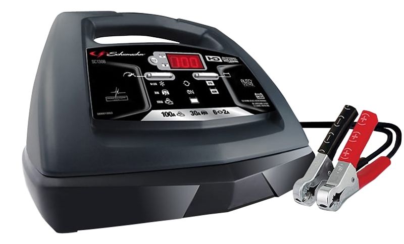 Schumacher SC-1308 Battery Charger/Booster, 6/12V, 100/30/12/2A
