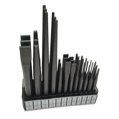 Wilde Punch &amp; Chisel Set,  36Pc US-Made