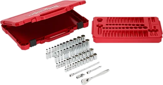 Milwaukee 1/4&quot; Drive SAE/Metric 50-Pc. Socket Set