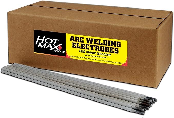 Hot Max Welding Rod Electrodes, E7014X1/8&quot; 50LB