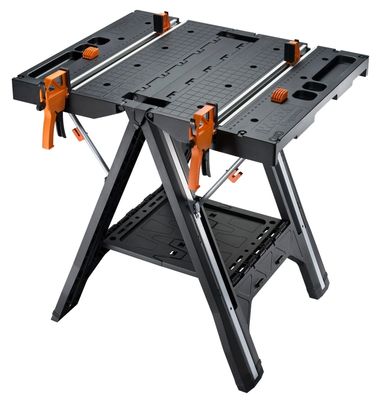 Worx WX051 Folding Work Table w/Quick Clamps