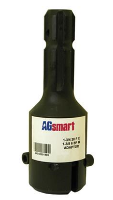 Pto Adaptor, 1-3/4&quot;-20 to 1-3/8&quot;-6, 75HP