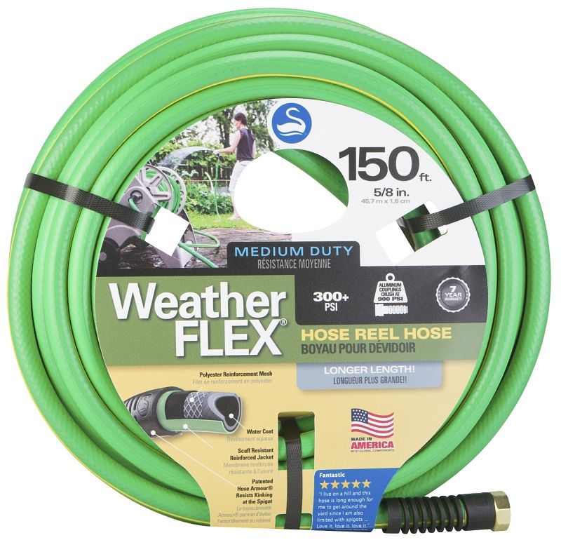 Swan SNHR58150 Weather Flex Garden Hose, 5/8&quot;X150Ft