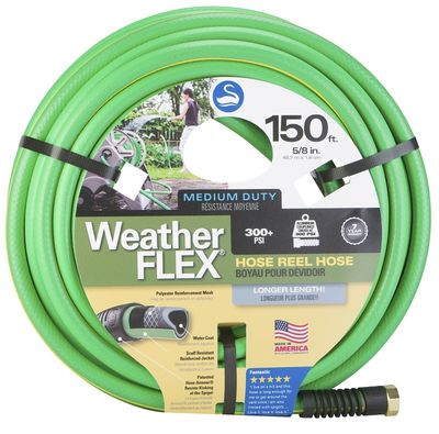 Swan SNHR58150 Weather Flex Garden Hose, 5/8&quot;X150Ft