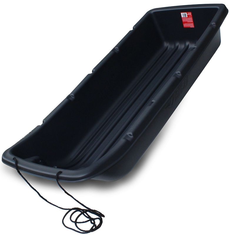 Paricon #960 Large Utility Sled, Plastic, Black 60&quot;