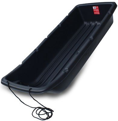 Paricon #960 Large Utility Sled, Plastic, Black 60&quot;