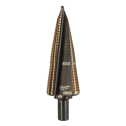 Milwaukee® Cobalt Step Drill Bit #9 (7/8-1-1/8&quot;)
