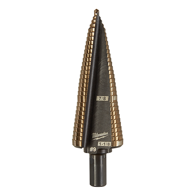 Milwaukee® Cobalt Step Drill Bit #9 (7/8-1-1/8&quot;)