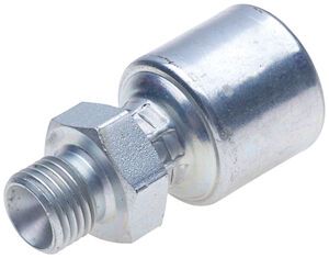 Hydraulic Fitting, 5/8&quot;X5/8&quot; Male British Pipe Parallel