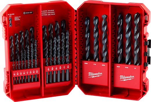 Milwaukee 48-89-2802 Black Oxide Drill Bit Set, 29Pc