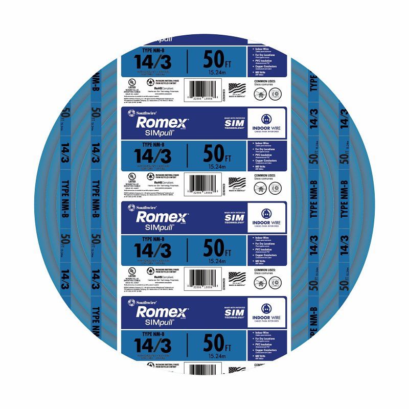 Southwire 14/3NM-WGX50 Building Wire