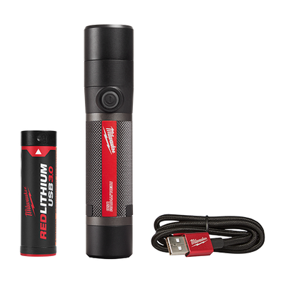 Milwaukee USB Rechargeable Compact Flashlight Kit, 800Lm