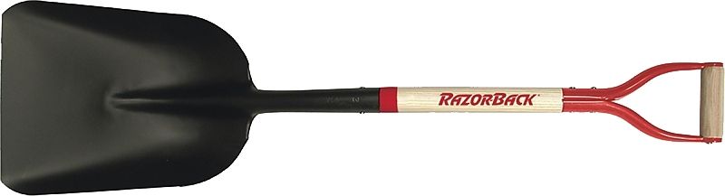 Razor-Back 50139 Wood Handle Shovel w/Steel #2 Scoop