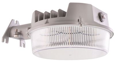 HALO ALS4A40GY Dusk to Dawn Flood Light, 65W-250W Equivalent, 4000Lm