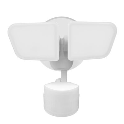 Globe Electric 17000203 White LED 2-Light Motion Sensor Security Light, 220