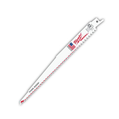 Milwaukee Nail Embedded Wood SawzAll Blades, 9&quot; 5TPI, 25Pk