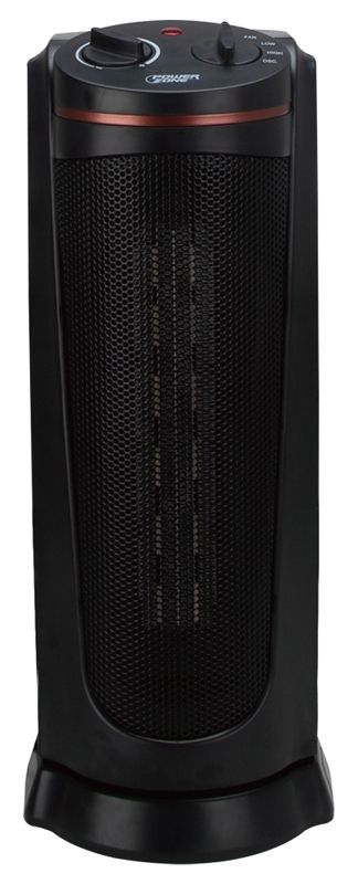 PowerZone HPQ15A-M Black Electric Tower Heater