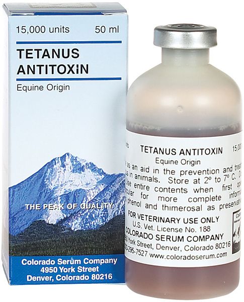 Tetanus Antitoxin, 50ML (Colorado Serum)