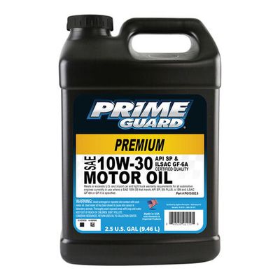 PrimeGuard Premium 10W-30 Engine Oil, 2-1/2 Gal
