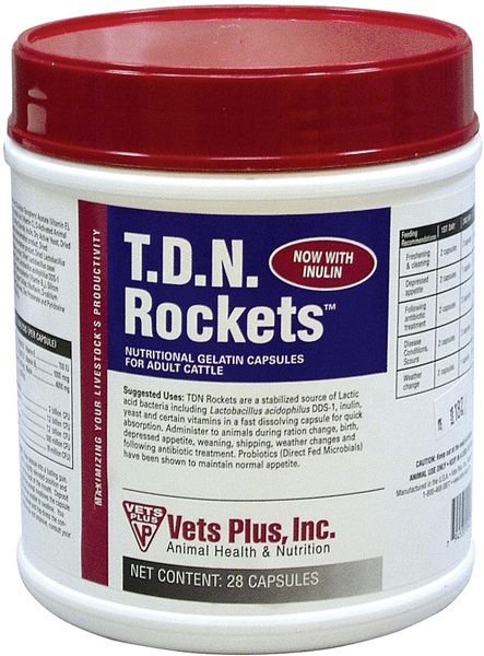 Vets Plus 022-50400 TDN Rockets, 28Ct
