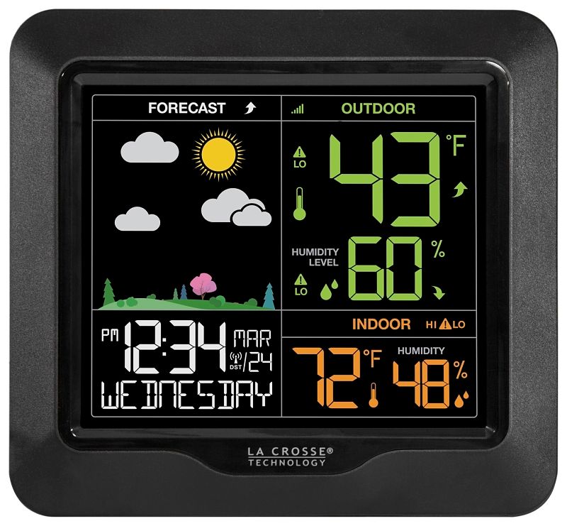 La Crosse Technology 308-1416-TBP Weather Station w/Color Display
