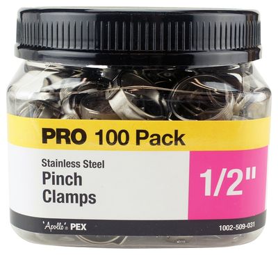 Apollo PXPC12100JR Pex Pinch Clamp, 1/2&quot; 100pk