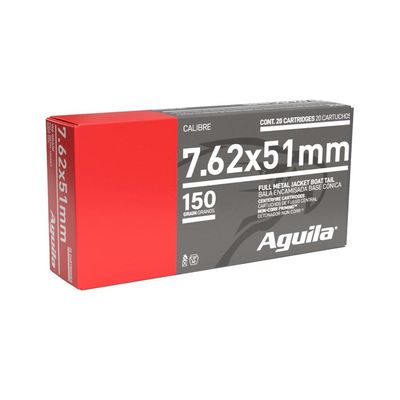 Aguila 7.62x51mm 150-Grain FMJBT Ammo